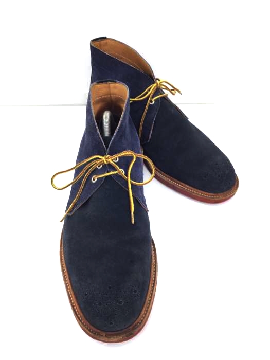 Trickers(トリッカーズ) 2TONE スエードチャッカブーツ メンズ シューズ
