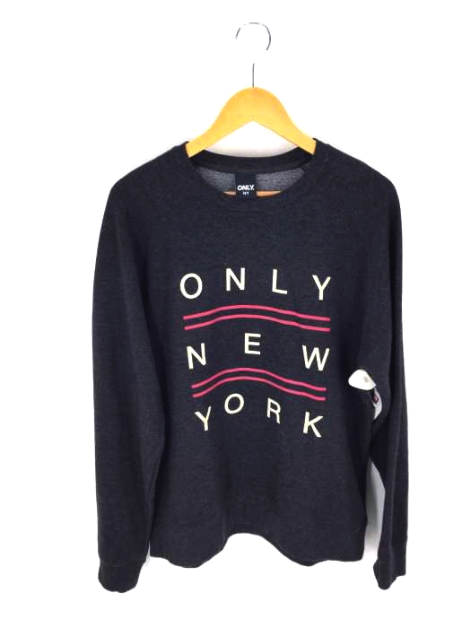 ONLY NY（オンリーニューヨーク） プリント クルーネックスウェット メンズ トップス