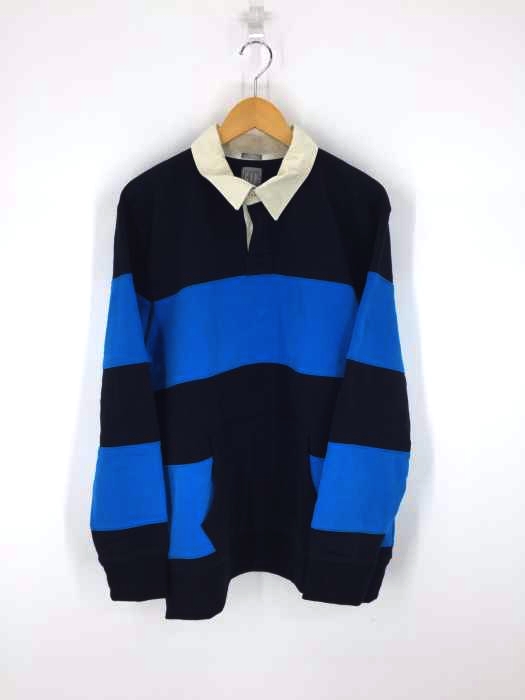 Gap（ギャップ） 90s ボーダー柄長袖ポロシャツ メンズ トップス