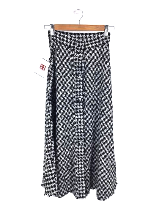 ZARA（ザラ） Tweed Houndstooth Long Skirt レディース スカート