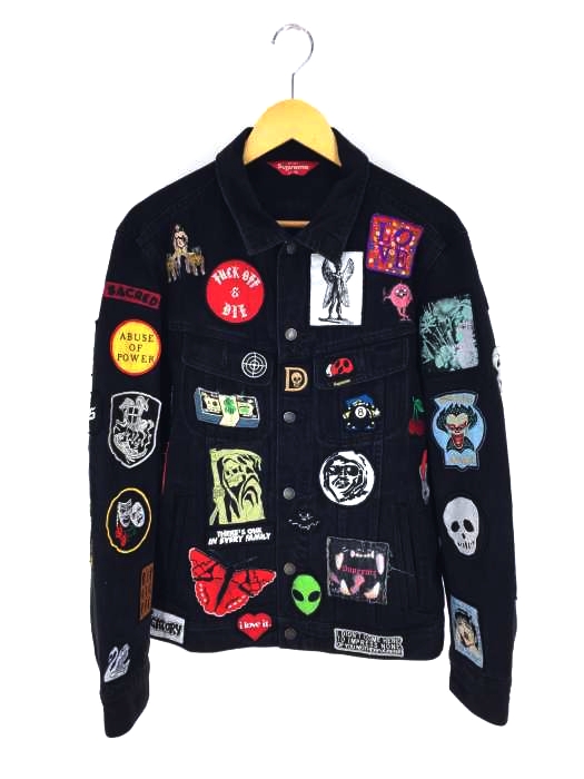 Supreme（シュプリーム） 18SS Patches Denim Trucker Jacket メンズ アウター