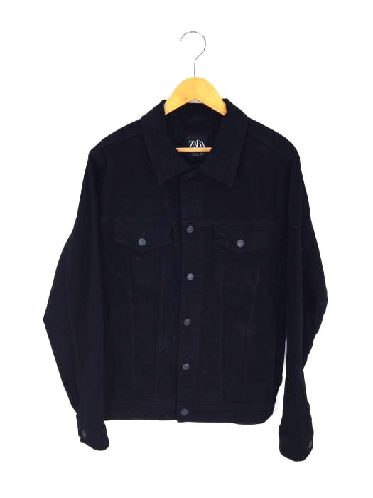 ZARA（ザラ） ブラックデニムジャケット メンズ アウター