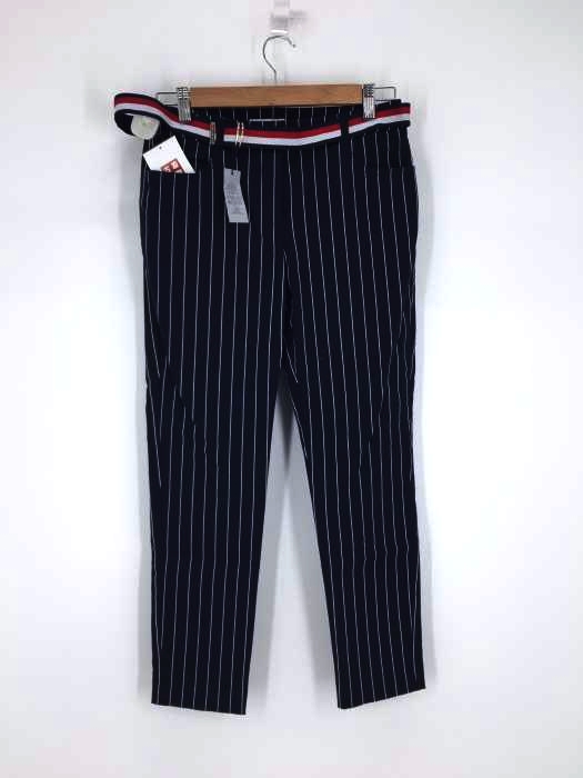 TOMMY HILFIGER(トミーヒルフィガー) ベルト付きストライプパンツ レディース パンツ
