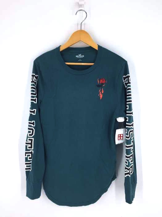 hollister（ホリスター） ロゴプリント L/S Tee メンズ トップス