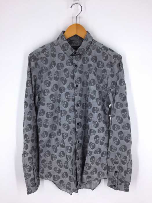 ZARA MAN（ザラマン） スカルプリント長袖シャツ メンズ トップス