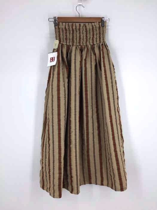 MOUSSY（マウジー） STRIPE SUCKER GATHER SKIRT レディース スカート