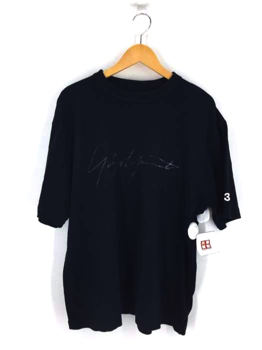 Y-3（ワイスリー） DISTRESSED SIGNATURE SS TEE メンズ トップス