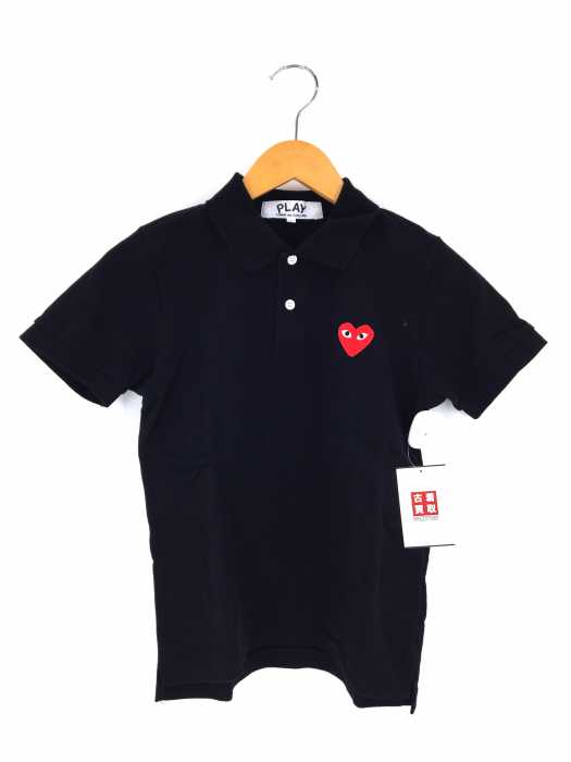 PLAY COMME des GARCONS （プレイコムデギャルソン） ロゴ ポロシャツ レディース トップス