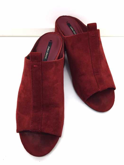ZARA BASIC（ザラベーシック） スウェードサンダル レディース シューズ
