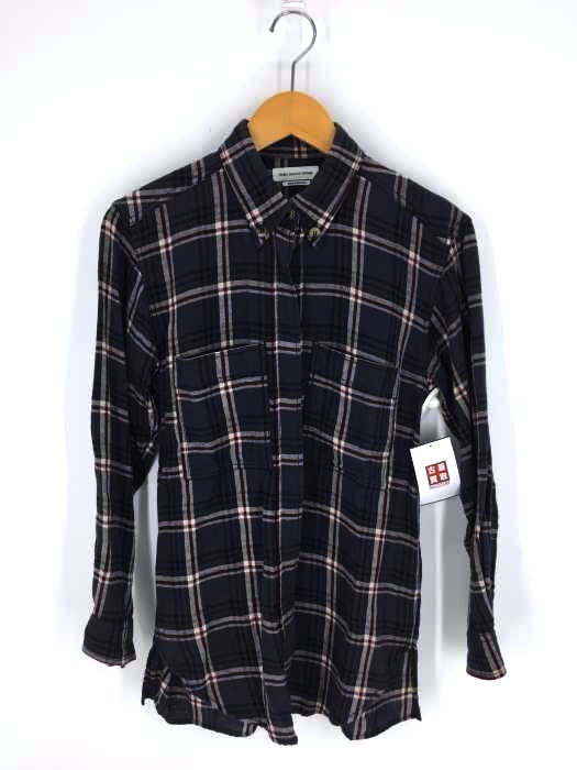 ISABEL MARANT ETOILE（イザベルマランエトワール） リネン混長袖チェックBDシャツ レディース トップス