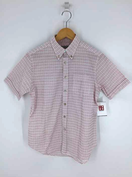 KATHARINE HAMNETT LONDON（キャサリンハムネットロンドン） 幾何学柄 半袖ボタンダウンシャツ メンズ トップス