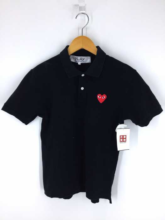 PLAY COMME des GARCONS （プレイコムデギャルソン） AD2006 赤ハートロゴ刺繍ポロシャツ メンズ トップス