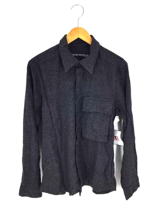 EMPORIO ARMANI（エンポリオアルマーニ） 比翼 ポケットシャツ メンズ トップス