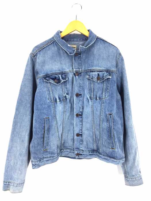 Gap (ギャップ) 加工バックプリントデニムジャケット メンズ アウター
