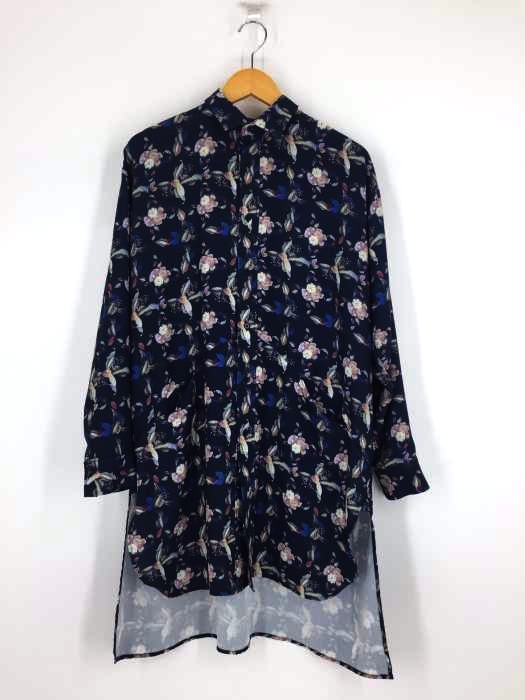 meagratia(メアグラーティア) 総柄ロングシャツ メンズ トップス