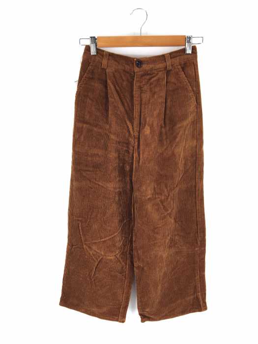 BROWNY STANDARD（ブラウニー スタンダード） コーデュロイストレートワイドパンツ レディース パンツ