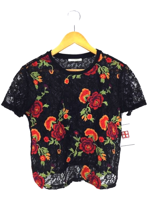 ZARA trafaluc（ザラトラファルック） 花柄レースブラウス レディース トップス