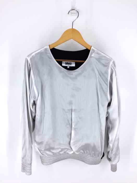 MM6 Maison Margiela（エムエムシックス メゾンマルジェラ） 18SS サテンブラウス レディース トップス