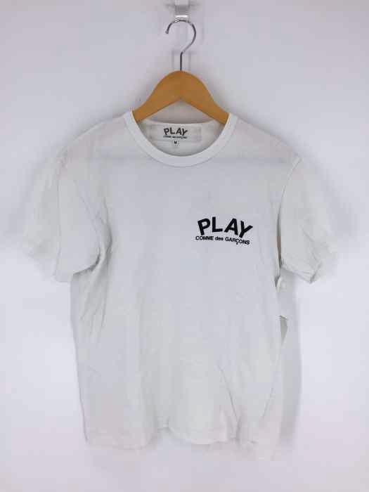 PLAY COMME des GARCONS（プレイコムデギャルソン） ロゴプリント 半袖クルーネックTシャツ メンズ トップス
