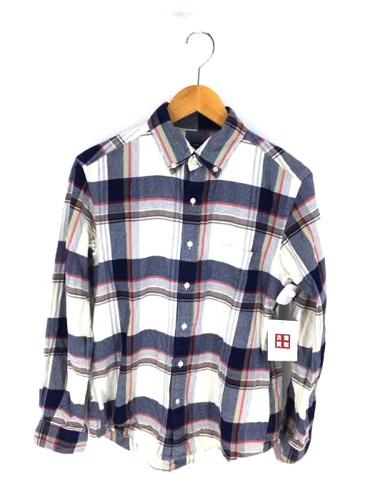 SHIPS（シップス） PERUVIAN PIMA COTTON チェック柄ボタンダウン長袖シャツ メンズ トップス