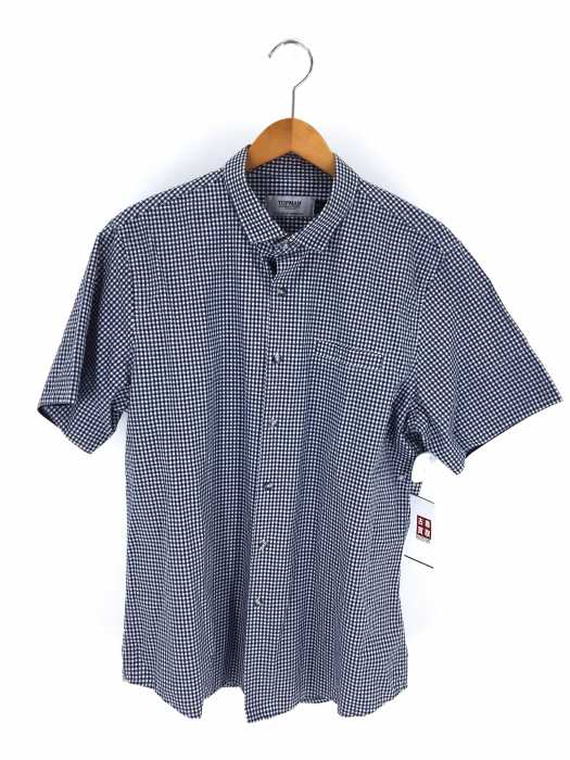 TOPMAN（トップマン） チェック柄半袖シャツ メンズ トップス