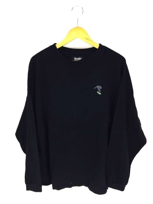 kutir(クティル) ワンポイント刺繍ロングTシャツ メンズ トップス