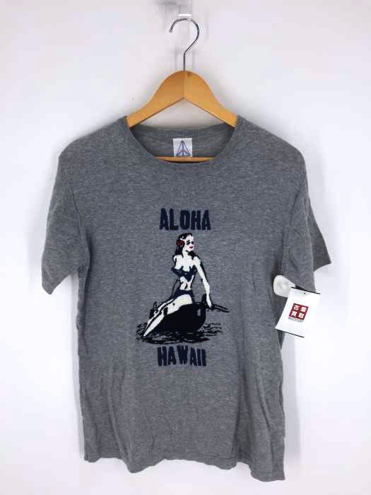 ADONUST.Y(アドナスティー) Aloha Tee アロハニットTシャツ メンズ トップス