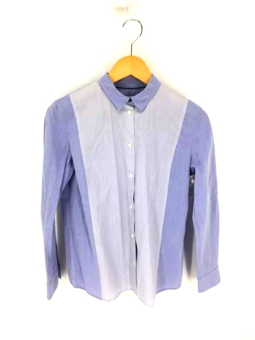 Paul Smith PAUL(ポールスミスポール) ストライプ柄 切替 コットン長袖シャツ レディース トップス