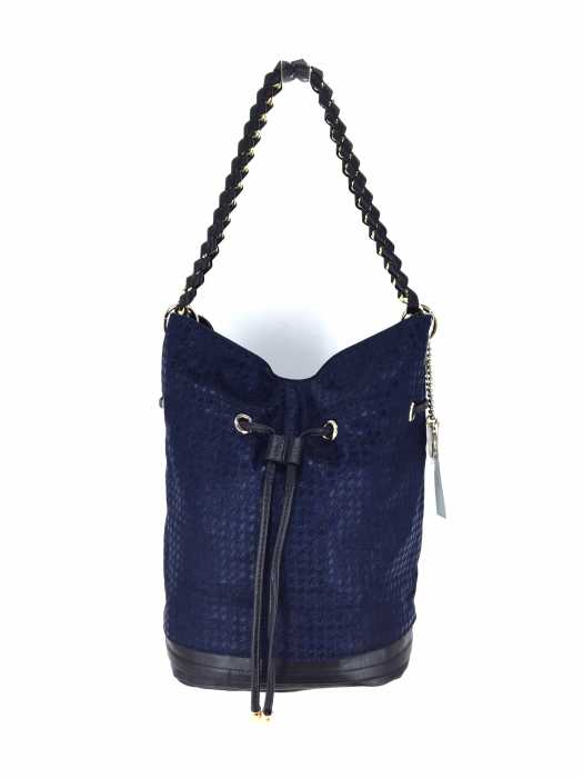 wHAtcHa MaCaLLit（ワチャ マコリ） レザー切替千鳥格子柄ショルダーバッグ レディース バッグ