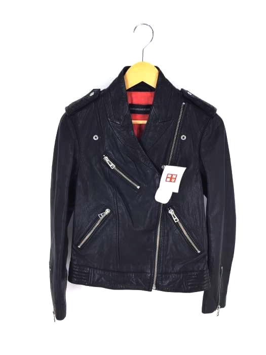 ZADIG&VOLTAIRE(ザディグ エ ヴォルテール) カウレザーダブルライダースジャケット レディース アウター