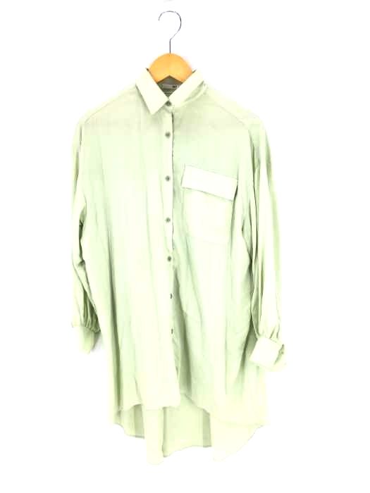 SLY（スライ） BACK GATHER LONG シャツ レディース トップス