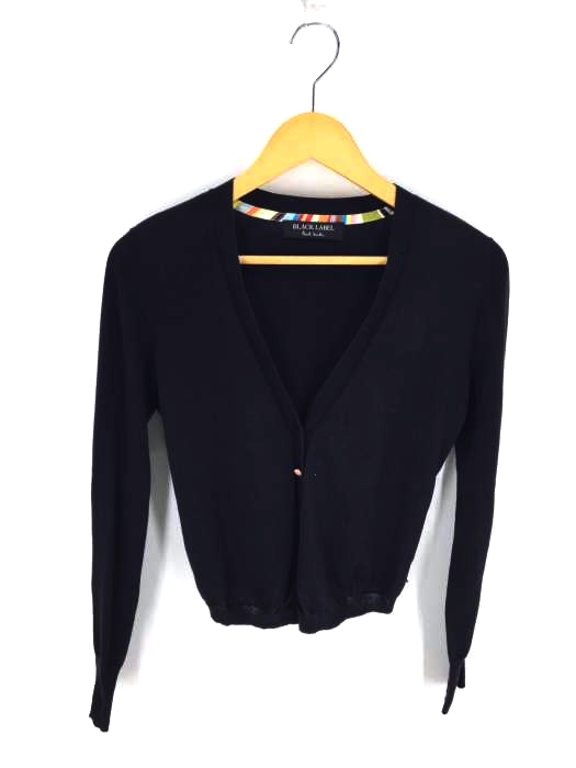 BLACK LABEL Paul Smith（ブラックレーベルポールスミス） Vネック ウエストベルト付き コットン カーディガン レディース トップス