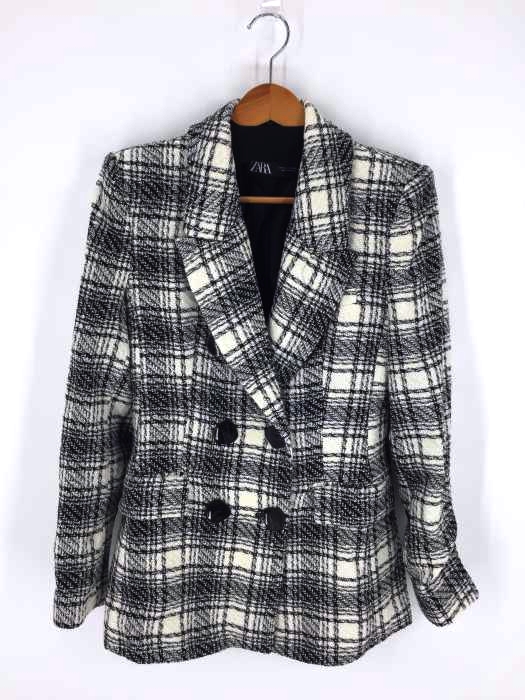 ZARA（ザラ） TEXTURED CHECK BLAZER レディース アウター