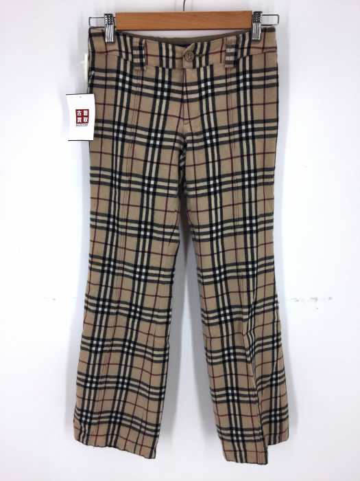 BURBERRY BLUE LABEL（バーバリーブルーレーベル） ノバチェック センタープレスフレアパンツ レディース パンツ