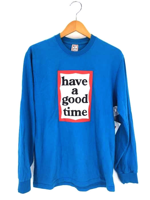 HAVE GOOD TIME（ハブグッドタイム） ロゴプリント長袖Tシャツ メンズ トップス