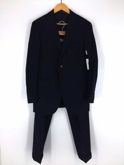 THE SUIT COMPANY （スーツカンパニー） ストライプ柄2Bテーラードジャケット＆センタープレス入りスラックス メンズ セットアップ