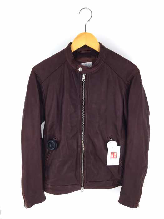 BEAUTY & YOUTH UNITED ARROWS (ビューティーアンドユースユナイテッドアローズ) ラムレザーシングルライダースジャケット メンズ アウター