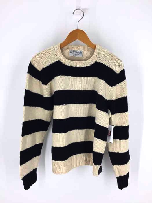 INVERALLAN（インバーアラン） コットン ボーダーニット メンズ トップス