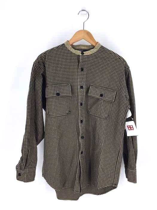 Polo by RALPH LAUREN（ポロバイラルフローレン） 千鳥格子 バンドカラーシャツ メンズ トップス