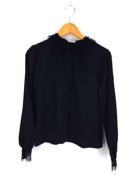 LEBECCA boutique（レベッカブティック） メッシュ切替リボンデザインブラウス レディース トップス