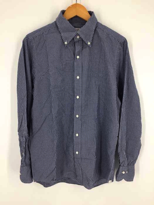 UNITED ARROWS green label relaxing（ユナイテッドアローズグリーンレーベルリラクシング） ギンガムチェック長袖BDシャツ メンズ トップス