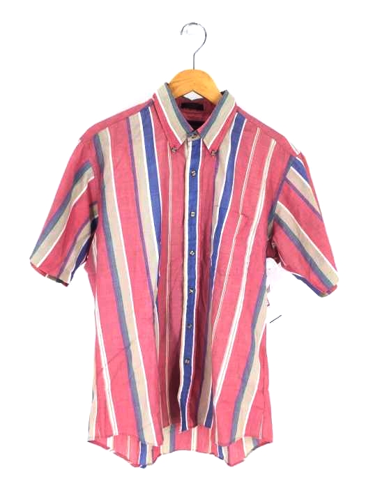 CHAPS RALPH LAUREN（チャップスラルフローレン） 90s マルチストライプ半袖BDシャツ メンズ トップス