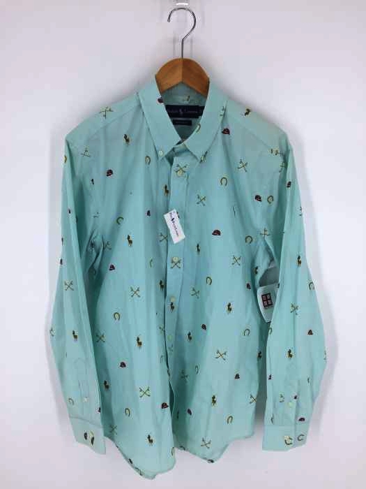 RALPH LAUREN（ラルフローレン） CUSTOM FIT 総柄ボタンダウンシャツ メンズ トップス