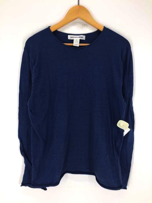 COMME des GARCONS SHIRT（コムデギャルソンシャツ） 裾カットオフ コットンニット メンズ トップス