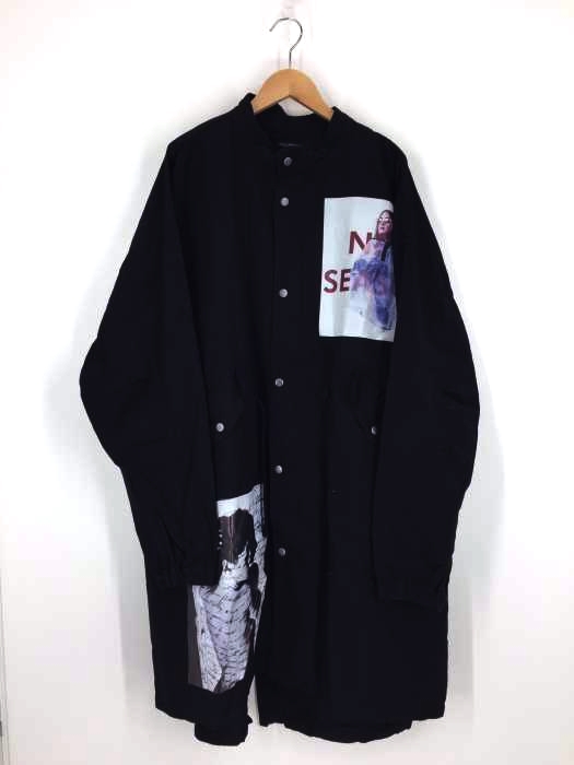 Suggestion（サジェスション） フォトプリントバンドカラーコート メンズ アウター