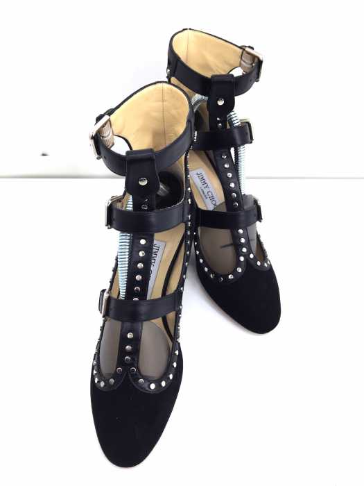 JIMMYCHOO（ジミーチュウ） HARTLEY65　スタッズブーティー レディース シューズ