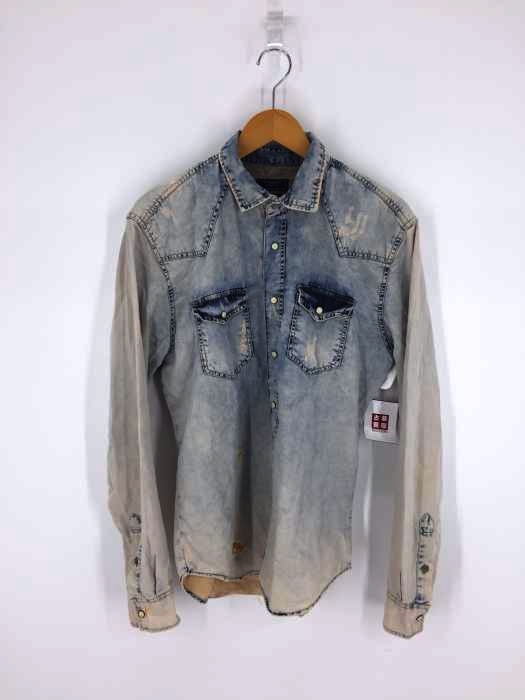 ZARA MAN(ザラマン) ダメージ加工デニムシャツ メンズ トップス