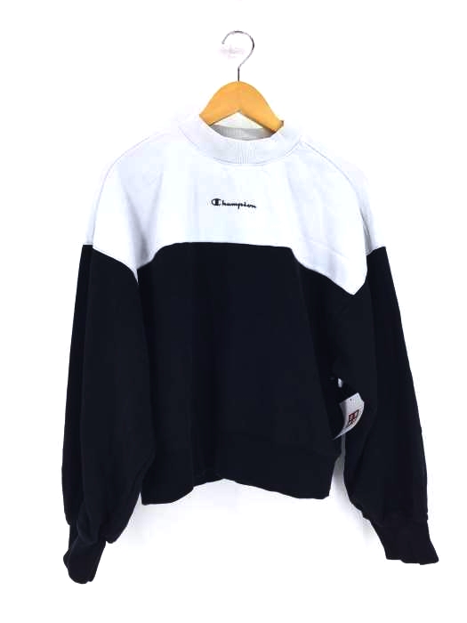 Champion(チャンピオン) バイカラー クルーネックスウェット レディース トップス