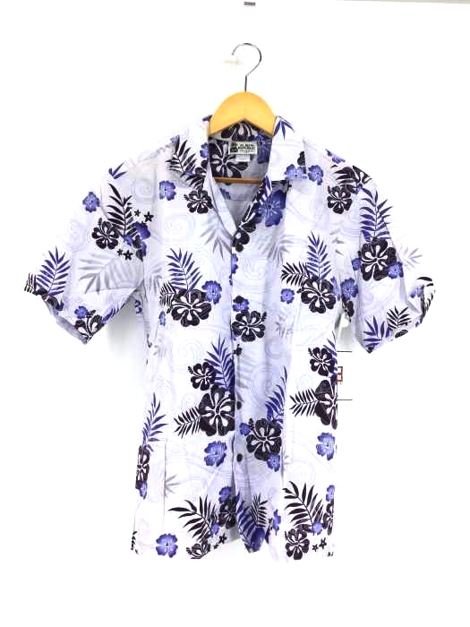 ALOHA REPUBLIC(アロハリパブリック) ココナッツボタン MADE IN HAWAII コットンハワイアンシャツ メンズ トップス