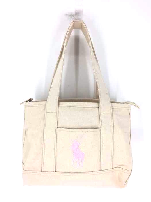 POLO RALPH LAUREN（ポロラルフローレン） ポニー刺繍 キャンバストートバッグ Medium Tote レディース バッグ